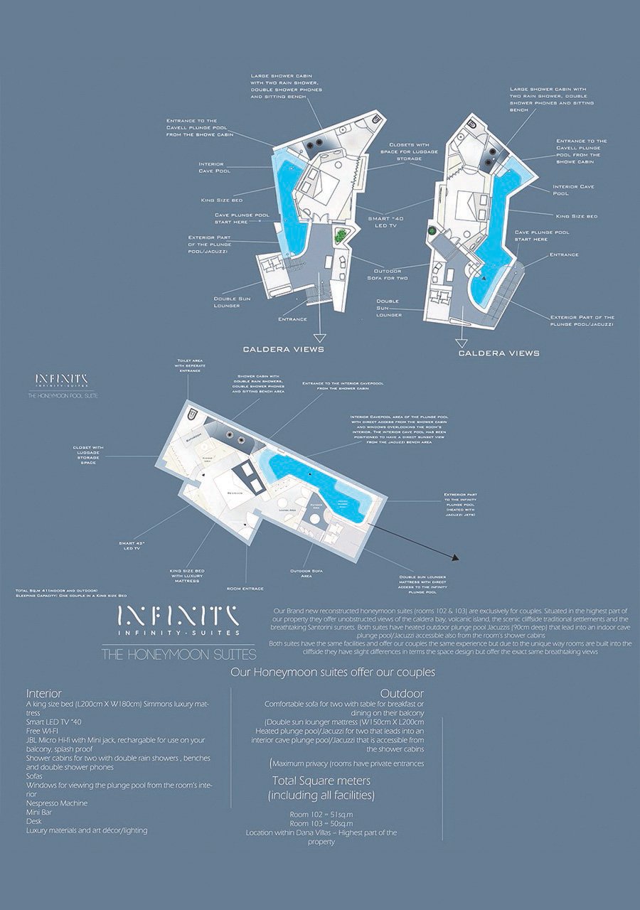 Honeymoon Pool Suite Floor Plan